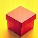 Custom designed branded packaging box mockup